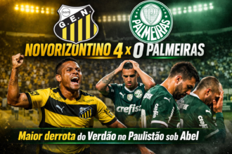 Novorizontino 4 x 0 Palmeiras